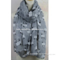 2015 animal scarf voile scarf viscose small sheep scarf